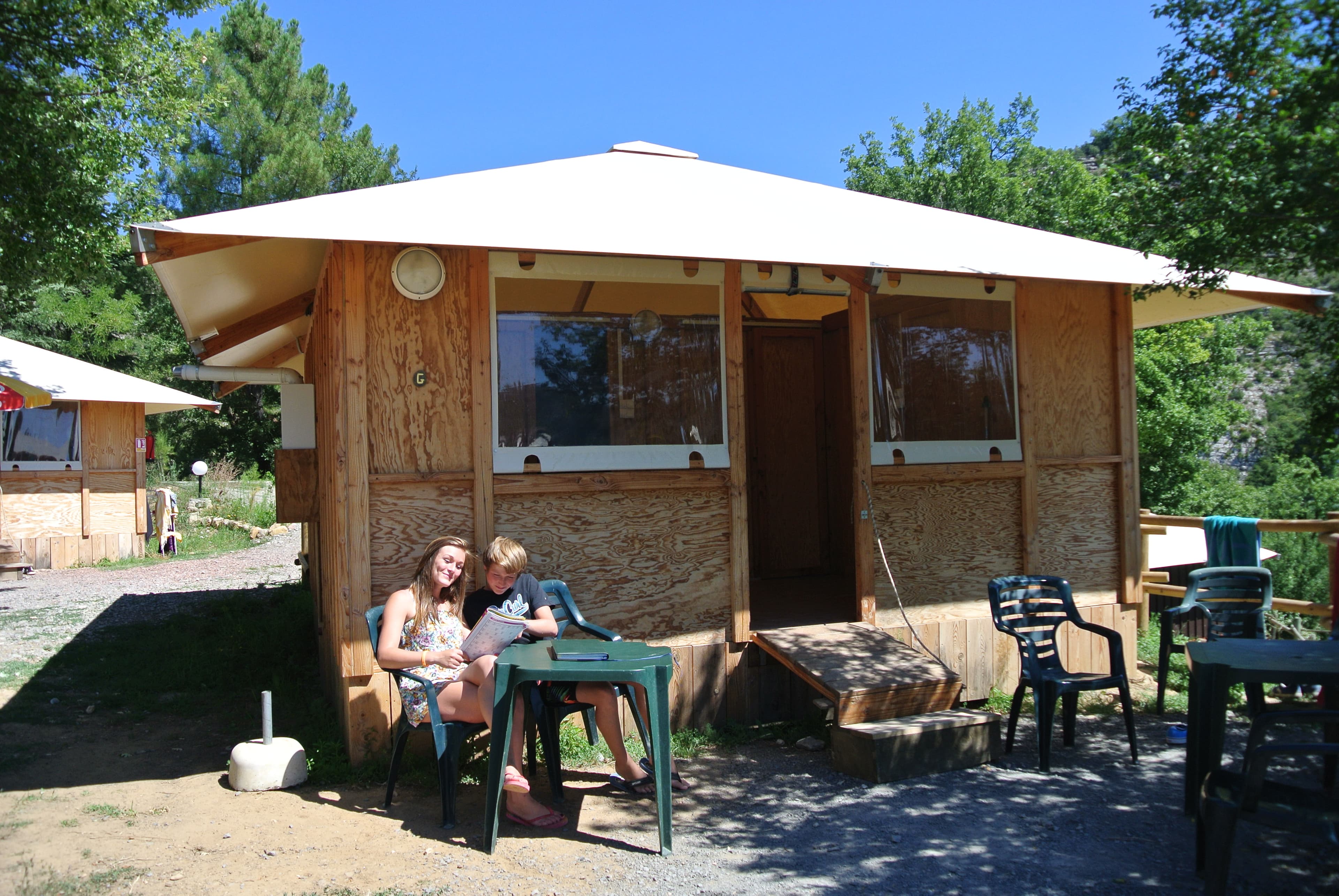 A scenery from Les Cabanes de Cornillon