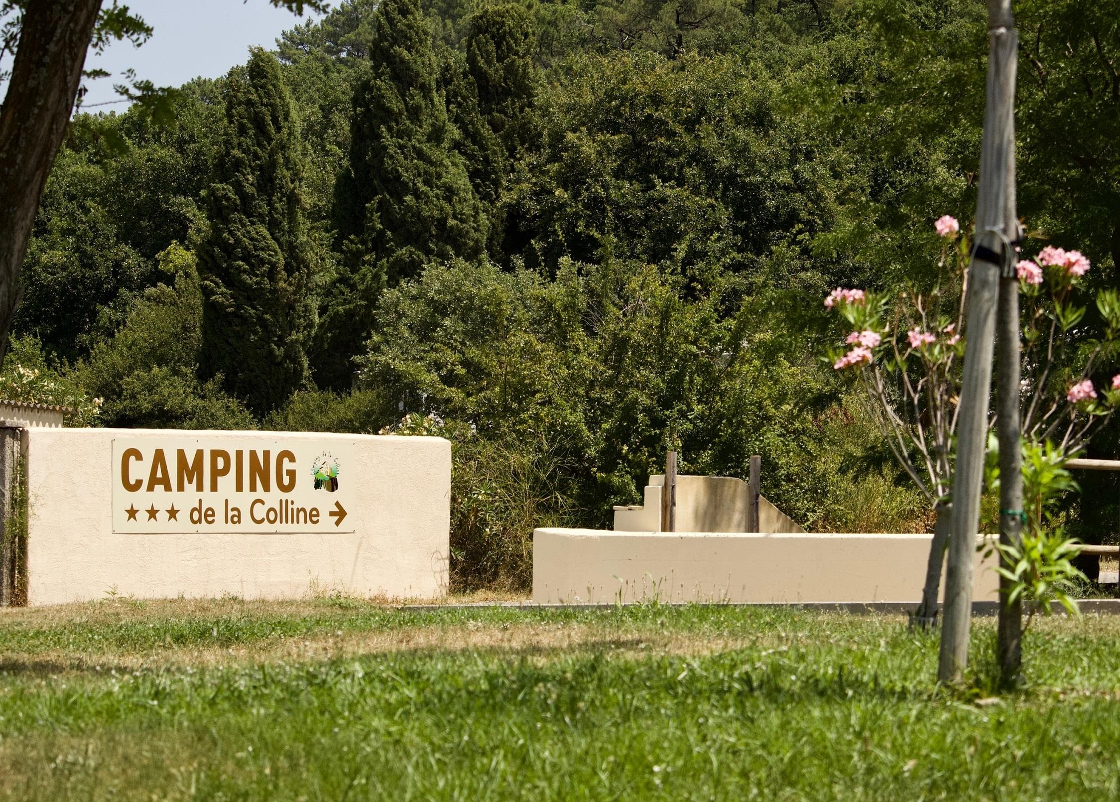 A scenery from Camping de la Colline