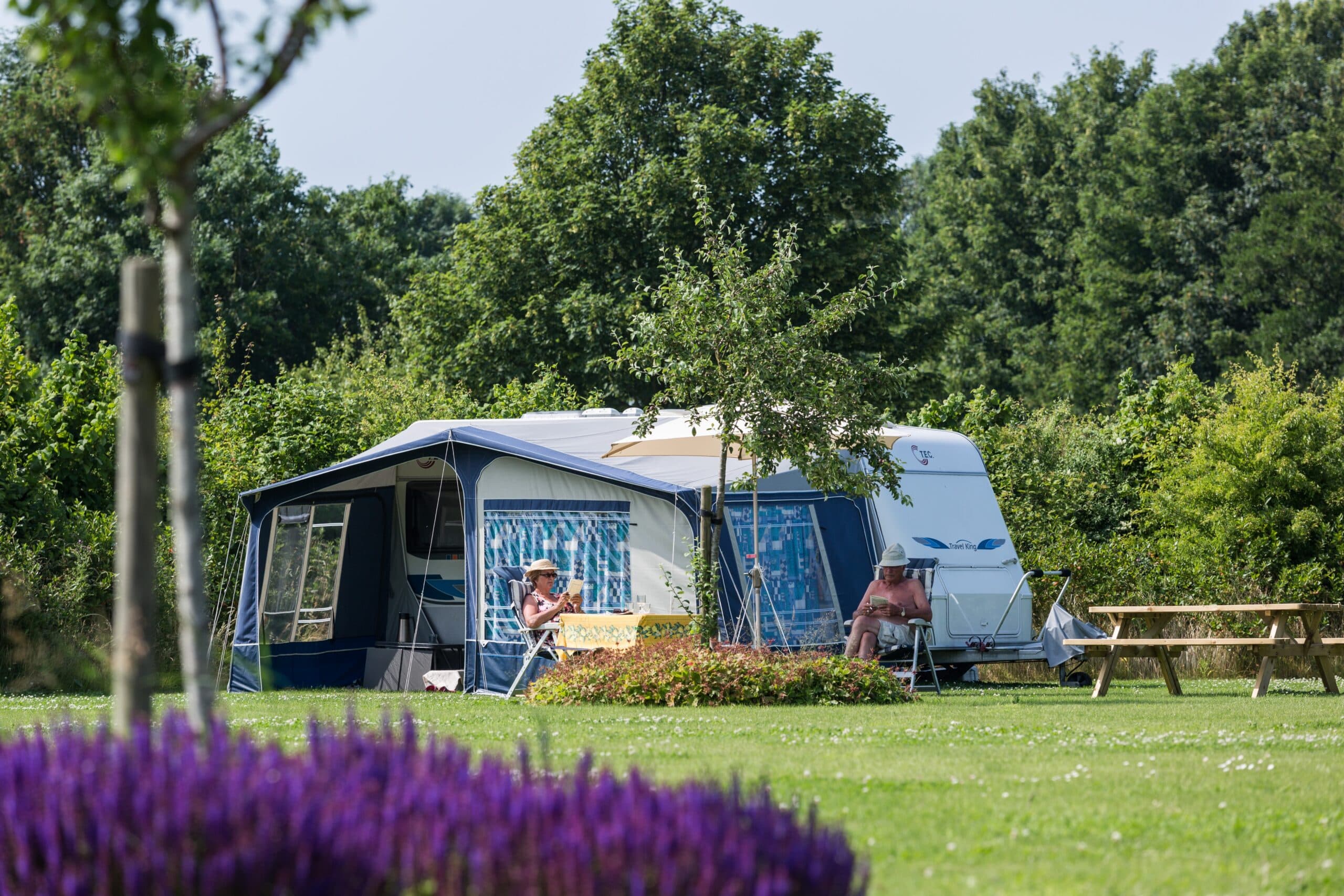 A scenery from Camping Mirabel de l'Ermitage