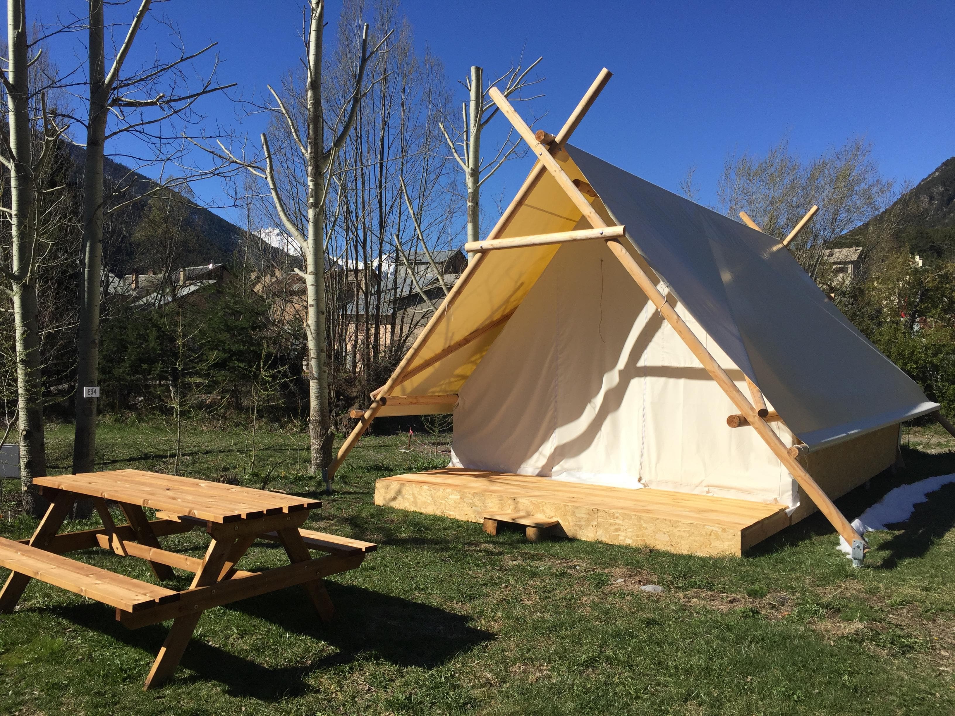 A scenery from Flower Camping le Montana