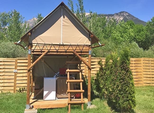 A scenery from Flower Camping le Montana