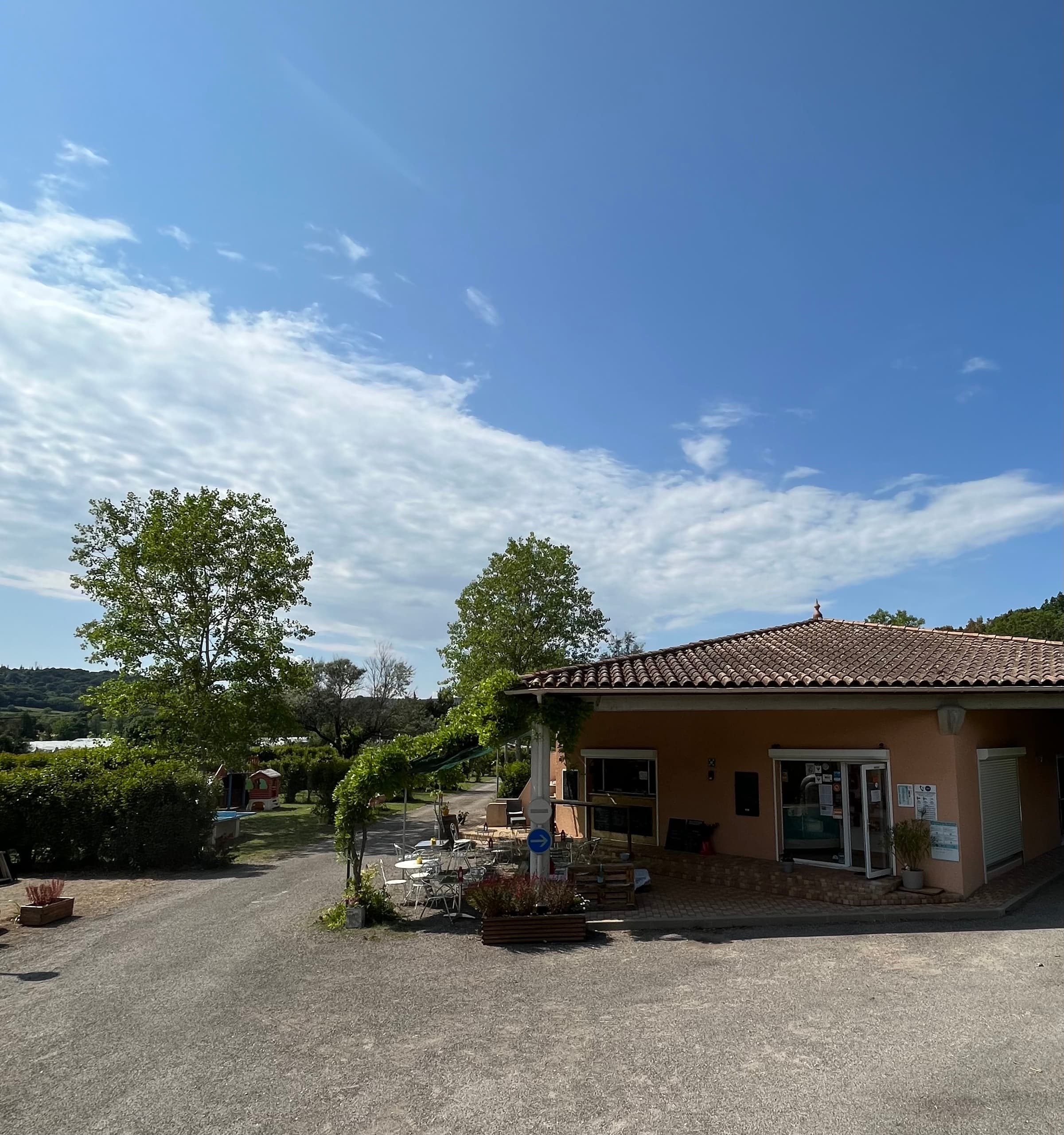 A scenery from Camping de Montolieu