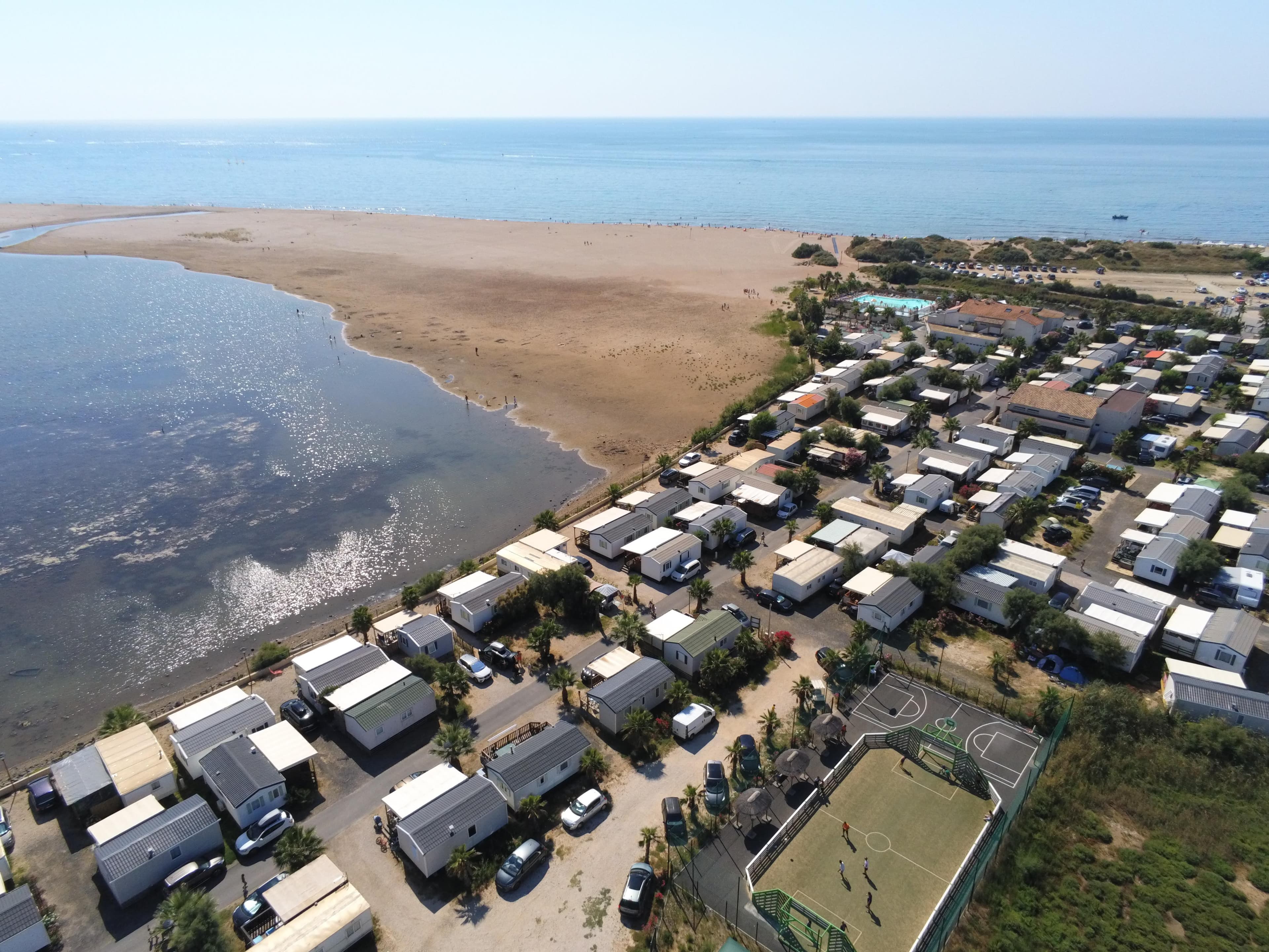 A scenery from Camping Bleu Marine
