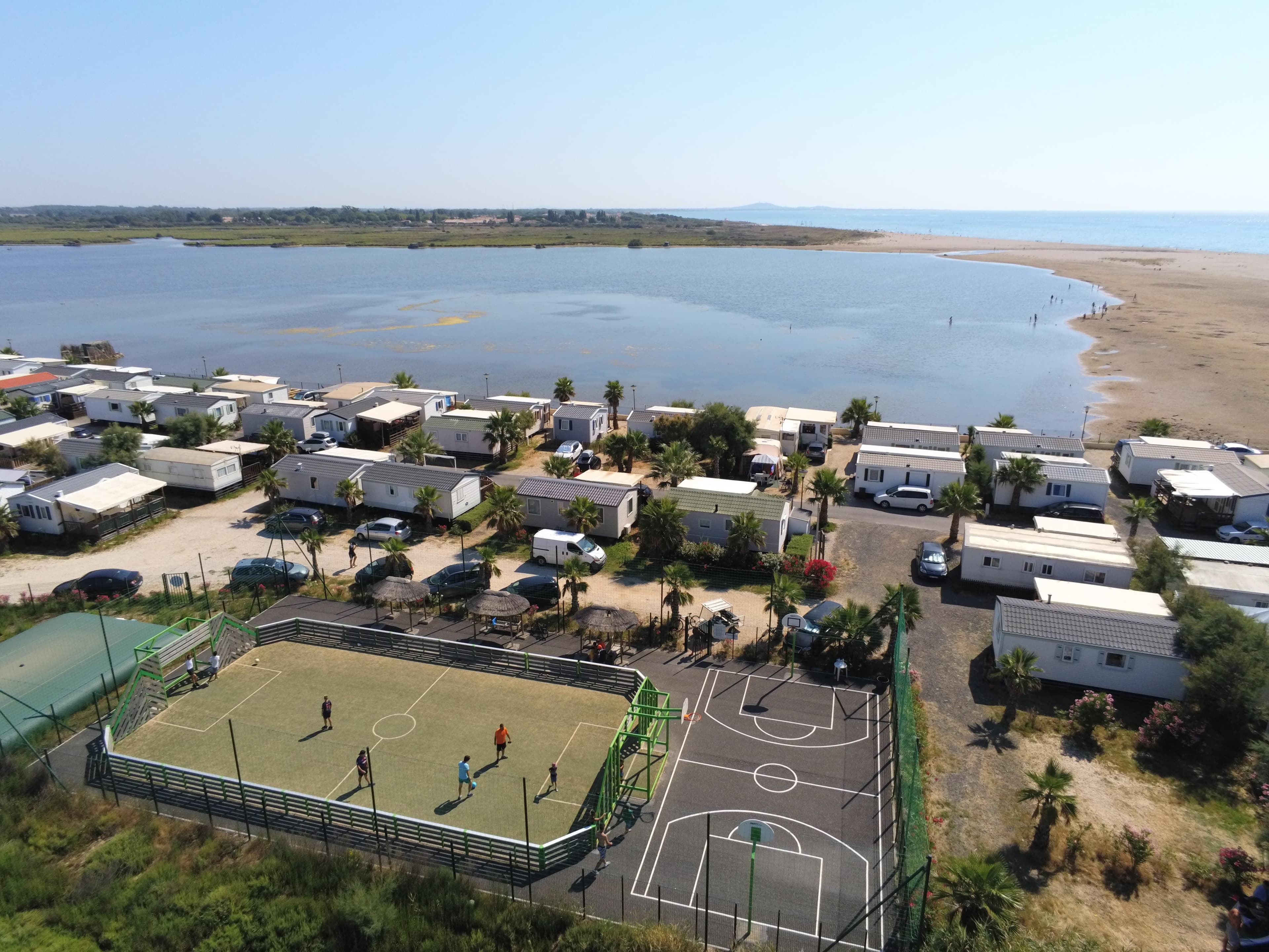 A scenery from Camping Bleu Marine