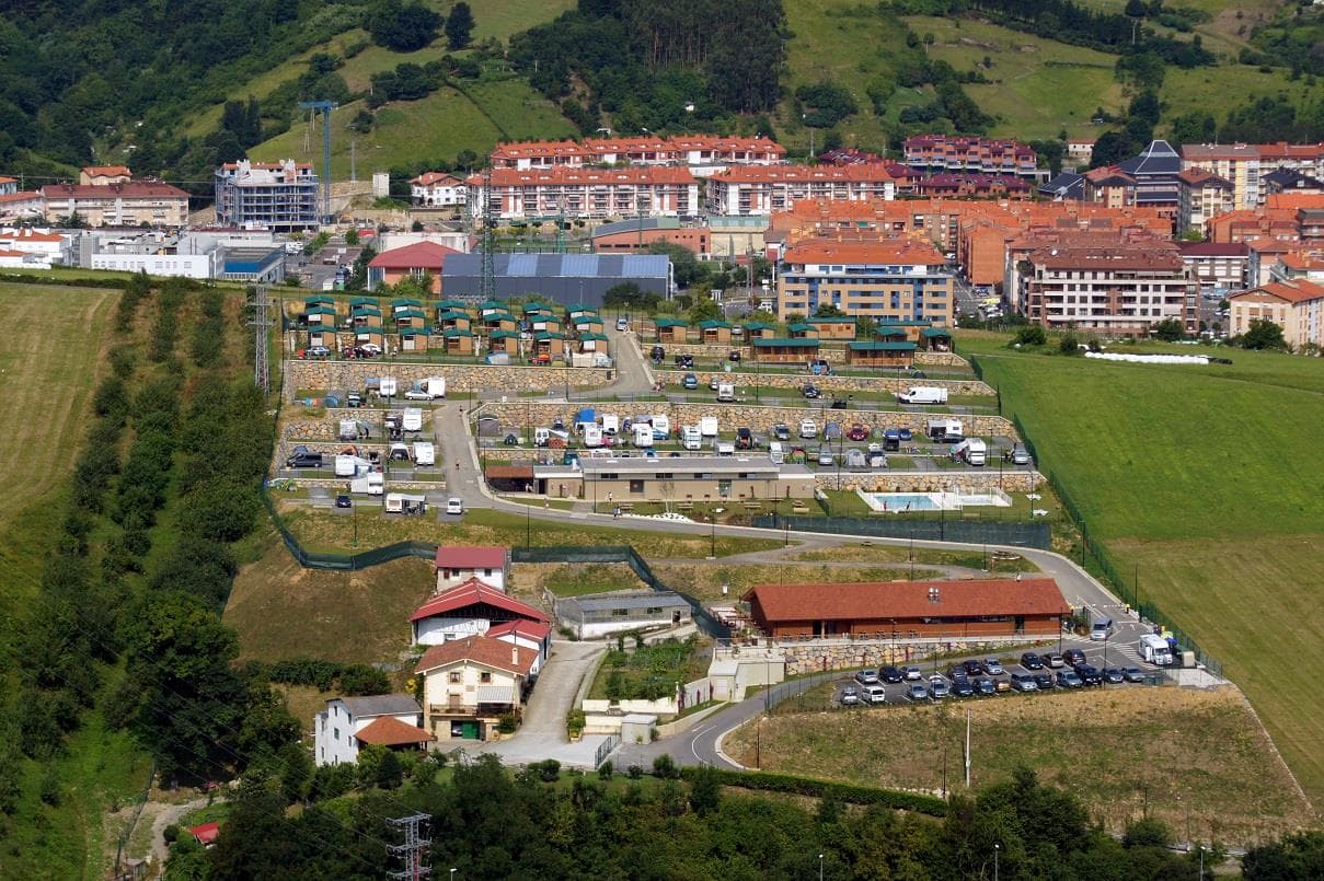 A scenery from Camping & Bungalows Zumaia