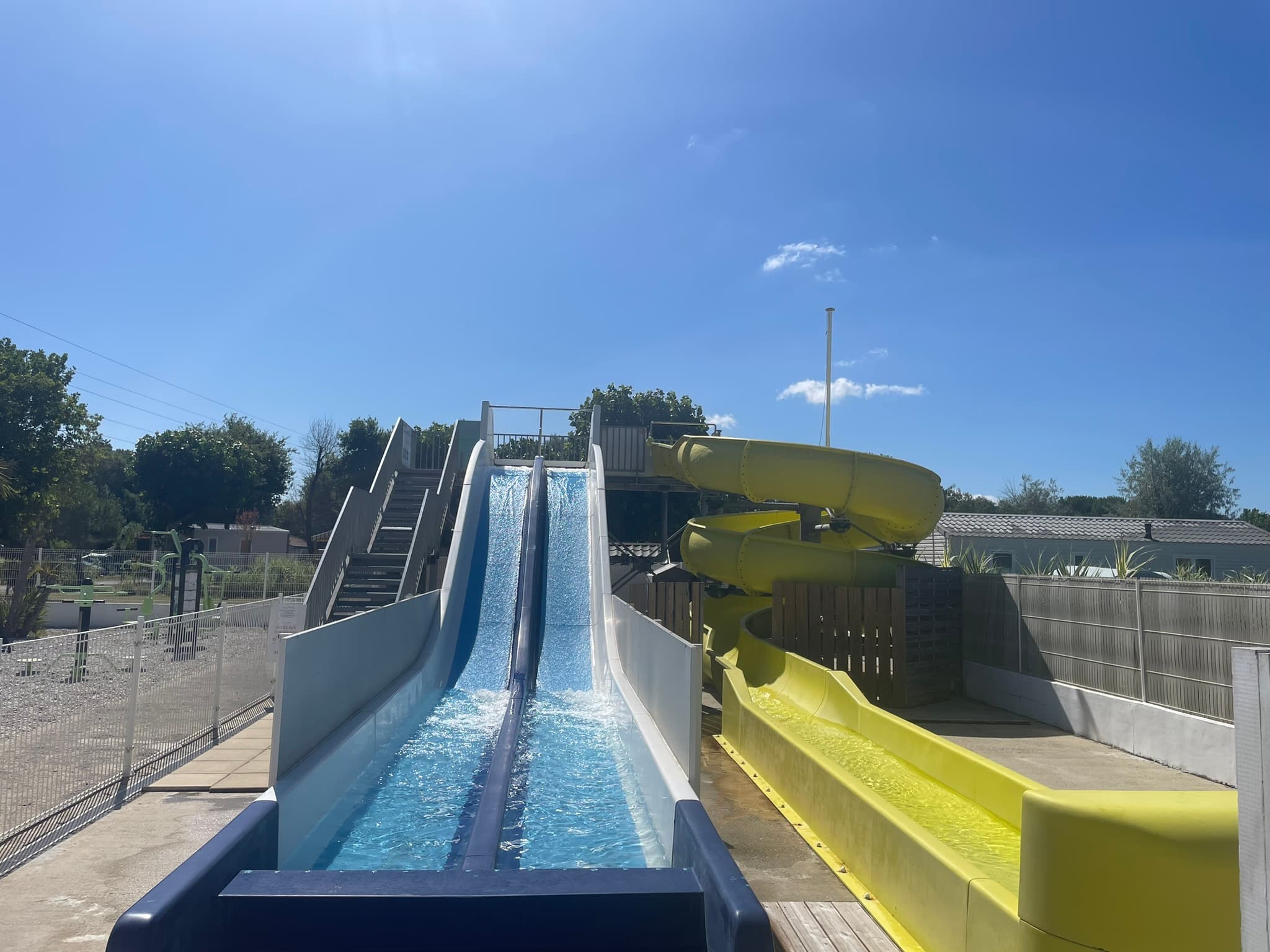 A scenery from Camping Aqua 3 Masses