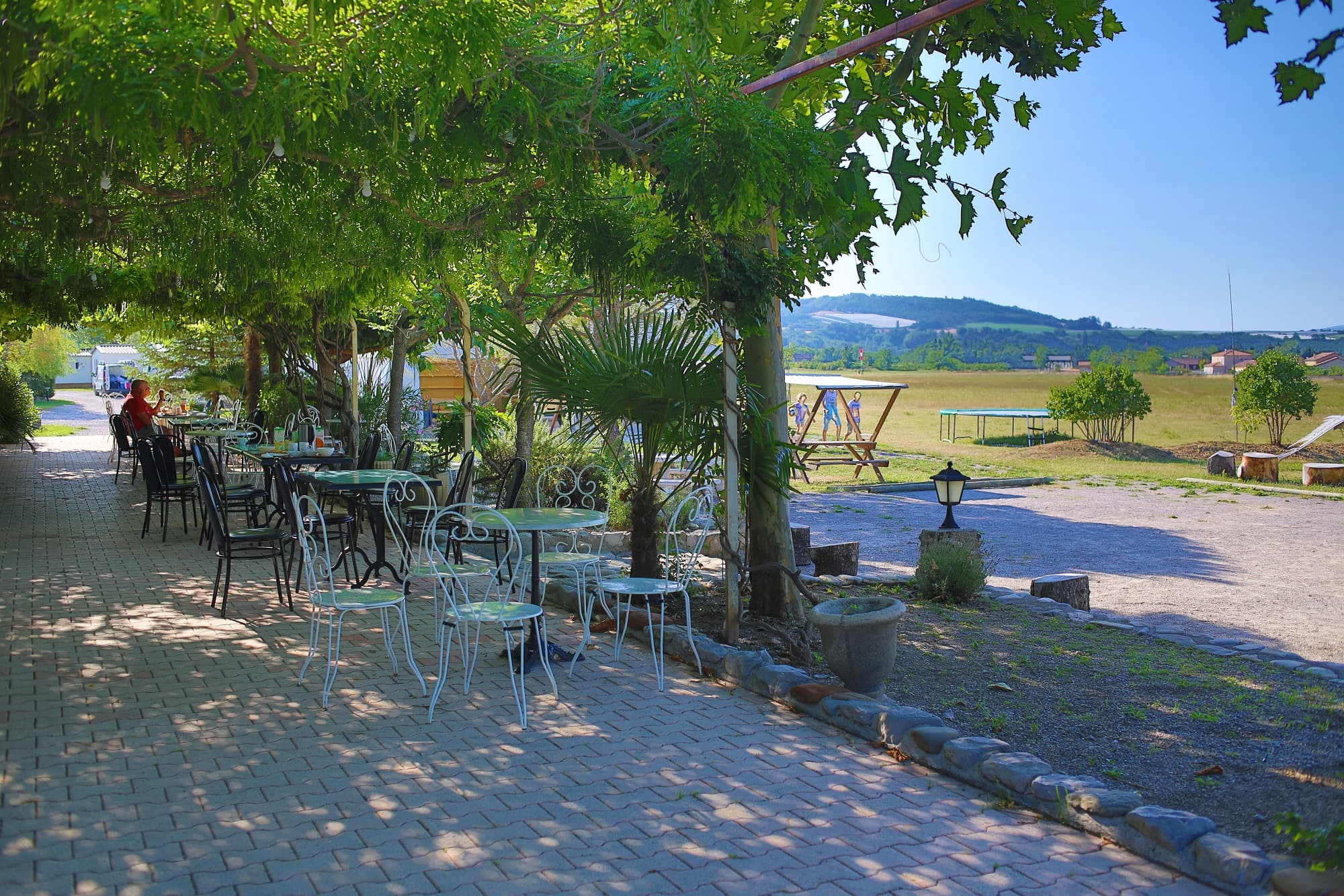 A scenery from Camping de Montéglin