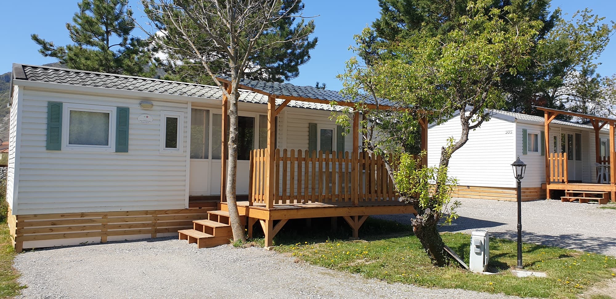 A scenery from Camping de Montéglin