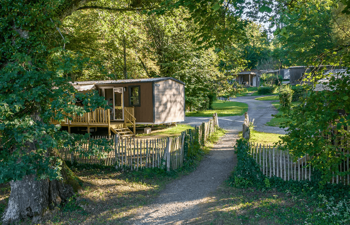 A scenery from Flower Camping de Rouffiac