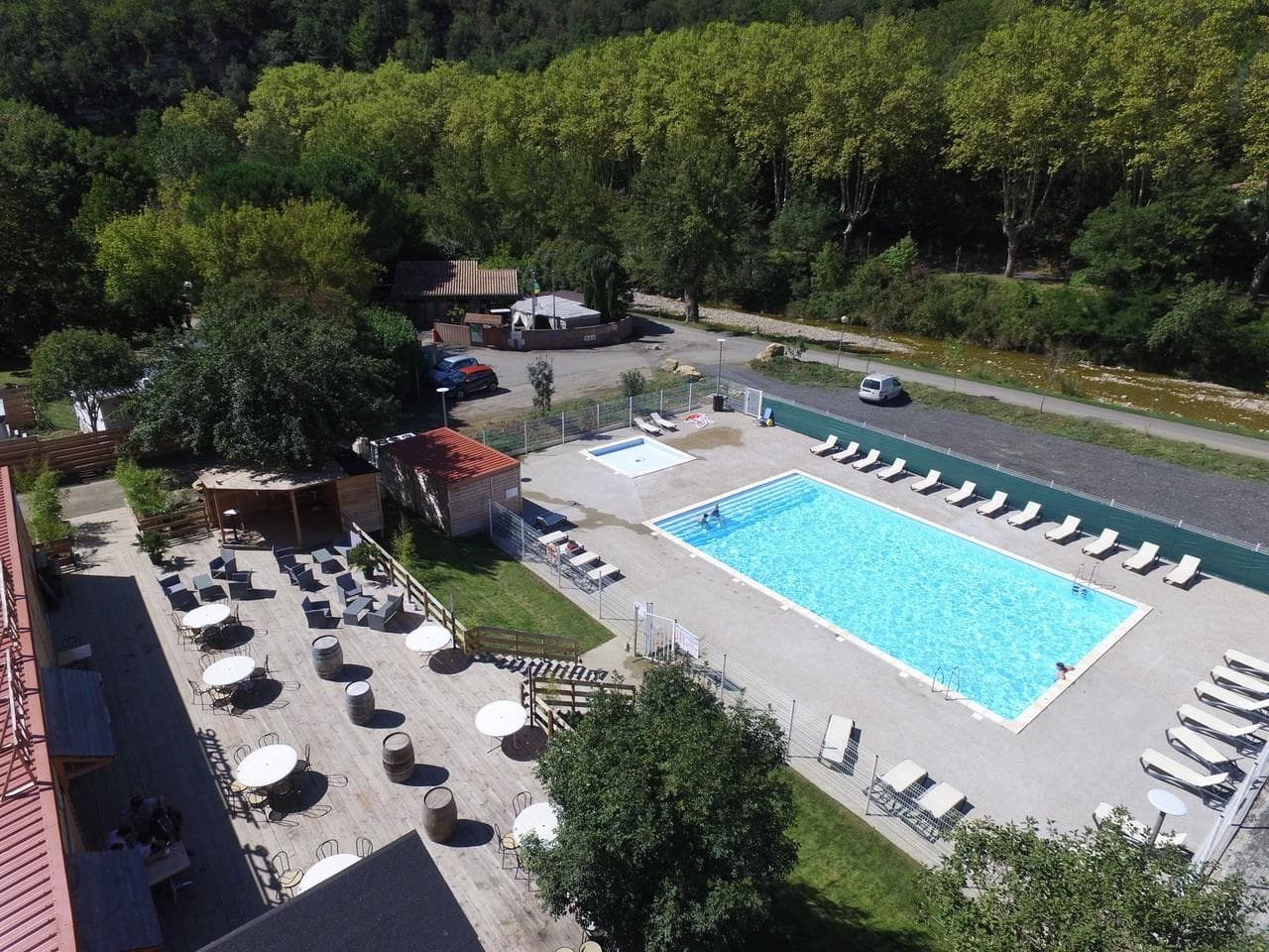 A scenery from Camping La Bernède