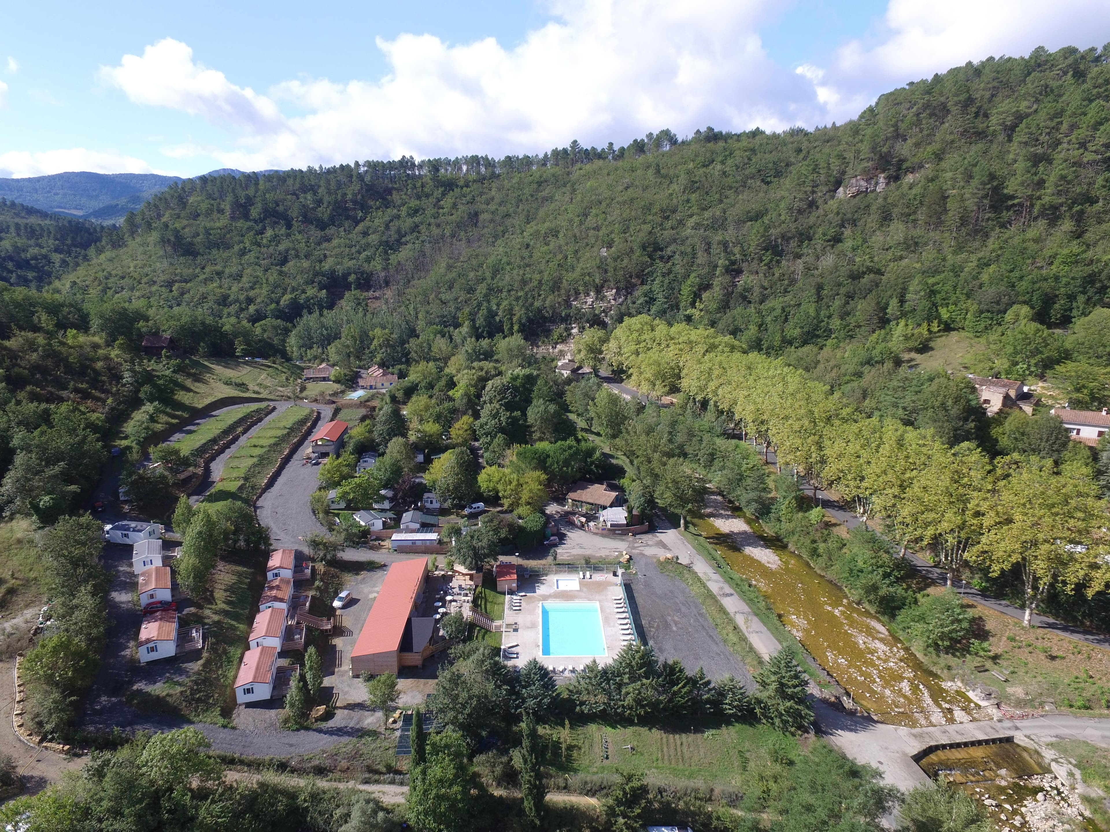 A scenery from Camping La Bernède