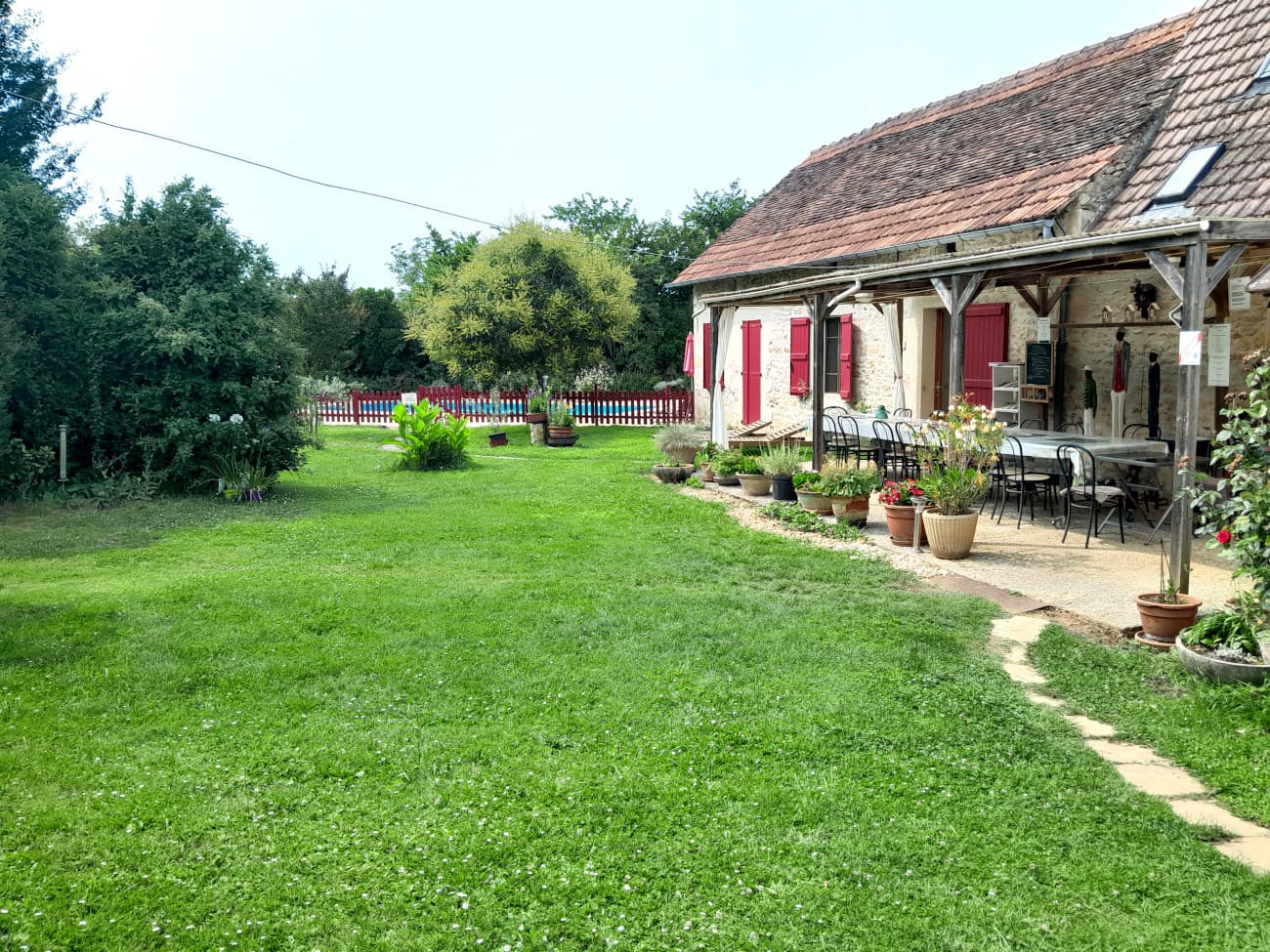 A scenery from Camping naturiste Le Champ de Guiral