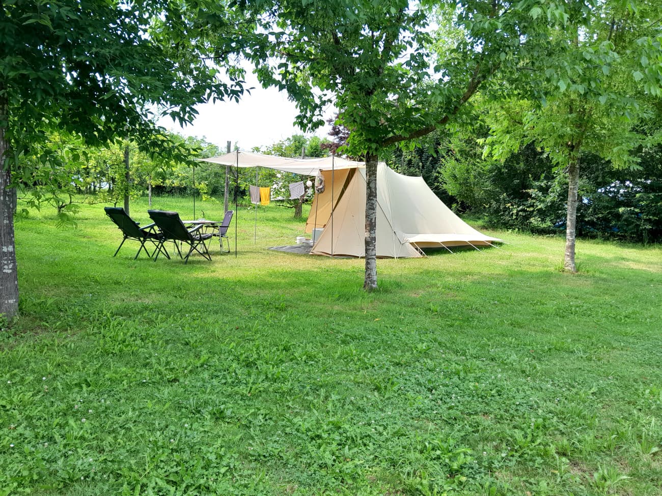 A scenery from Camping naturiste Le Champ de Guiral