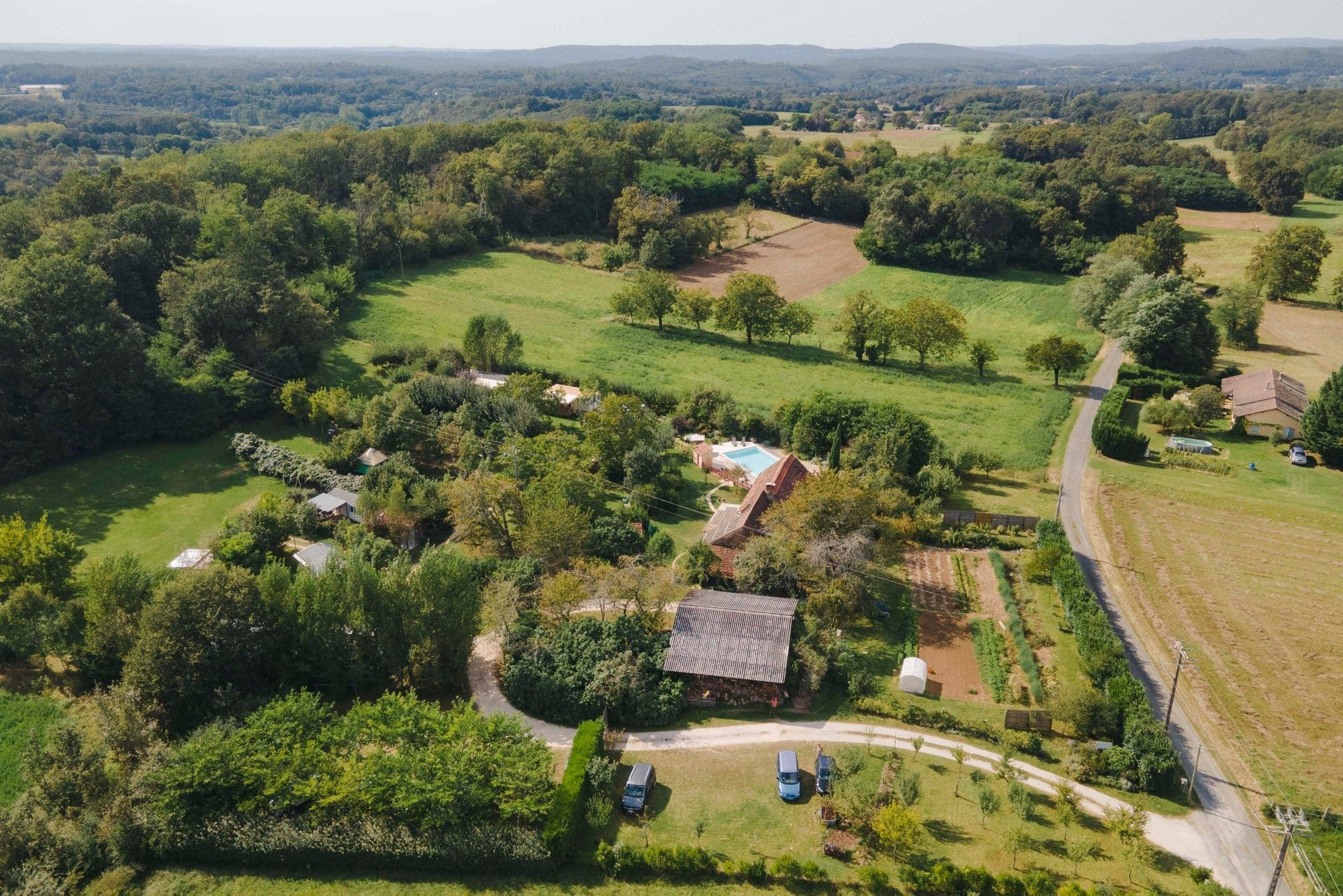 A scenery from Camping naturiste Le Champ de Guiral