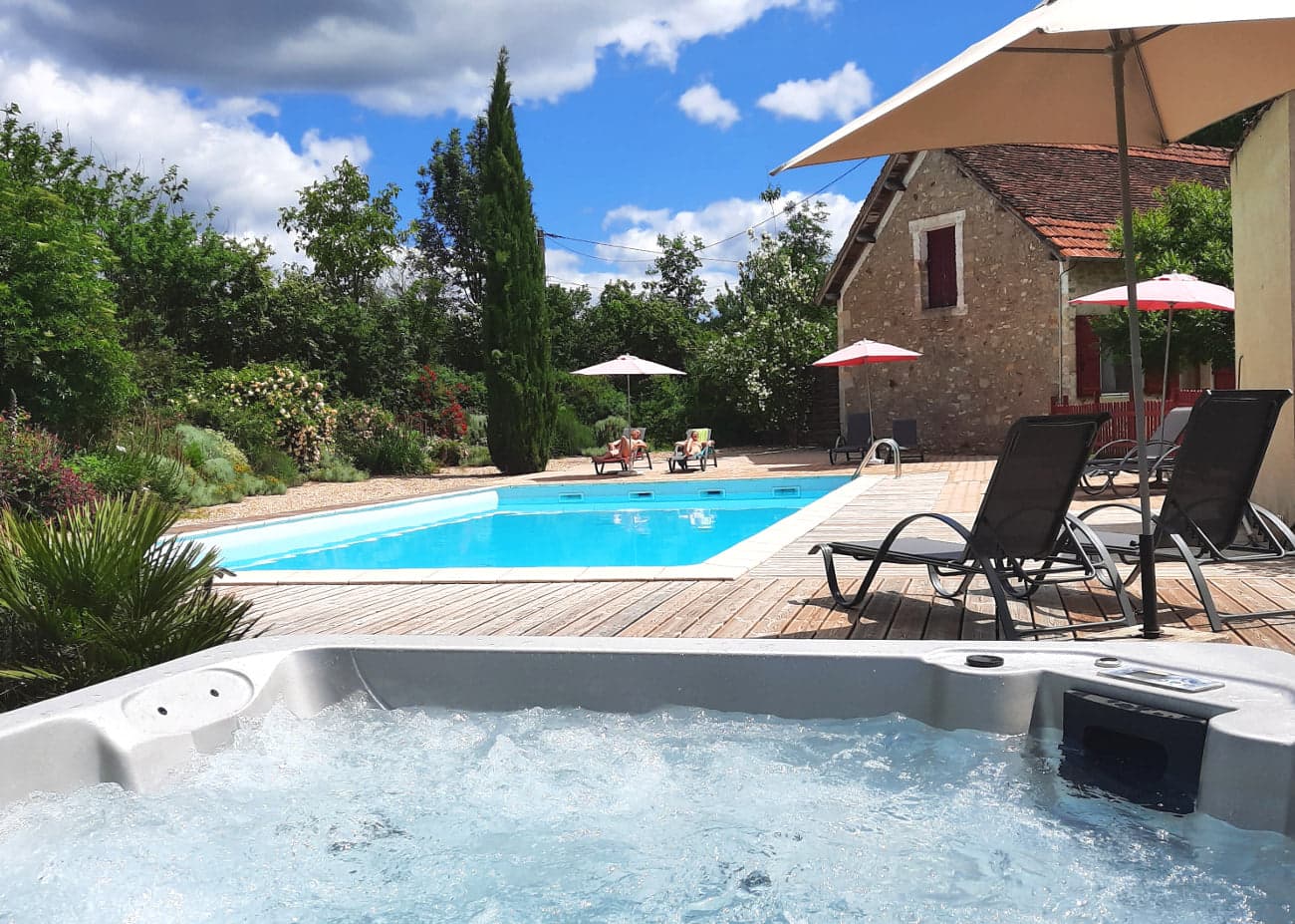 A scenery from Camping naturiste Le Champ de Guiral