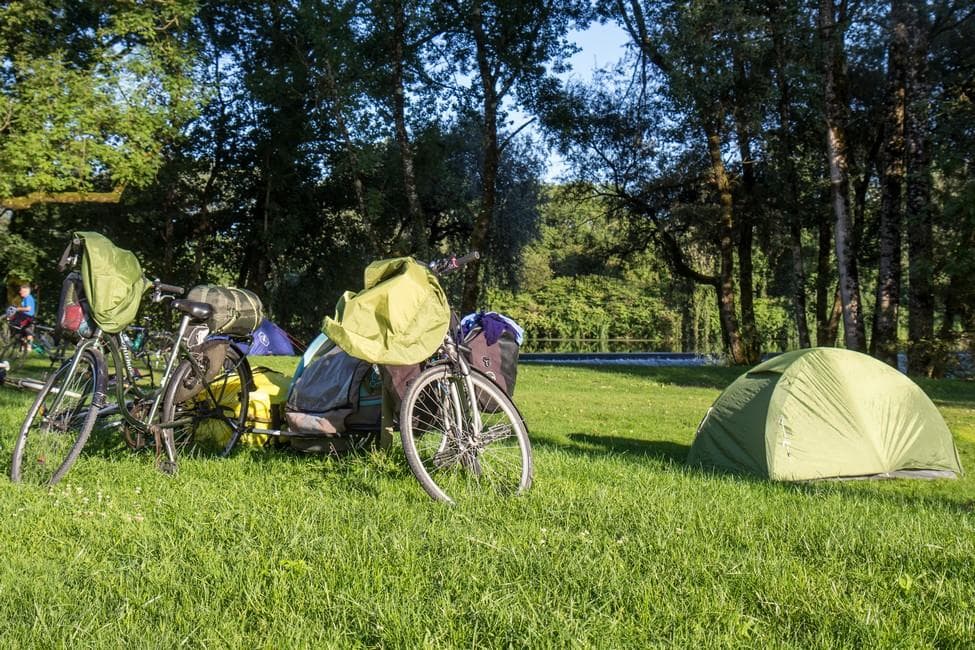 A scenery from Camping de l'Ile