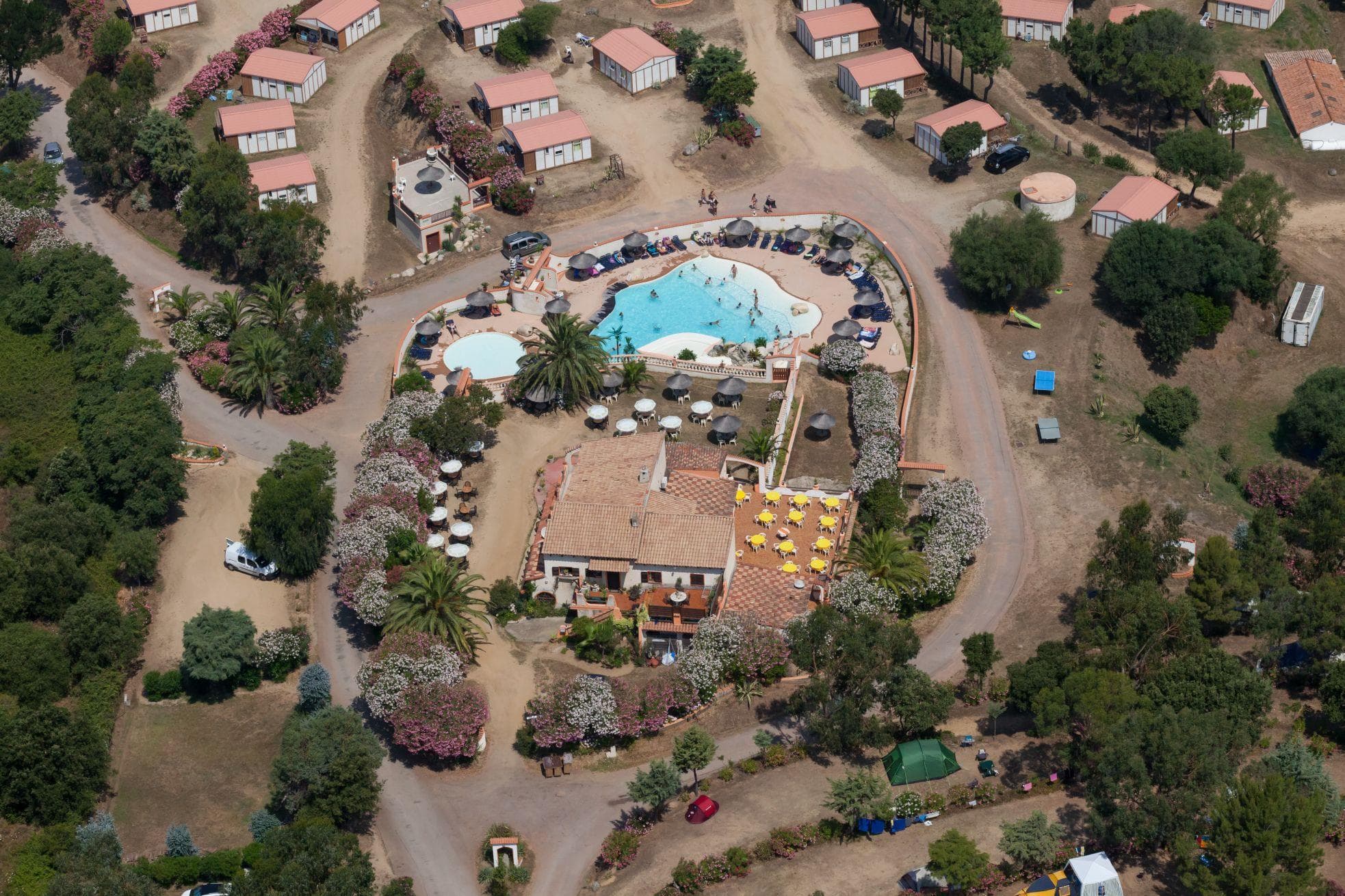 A scenery from Camping Tikiti