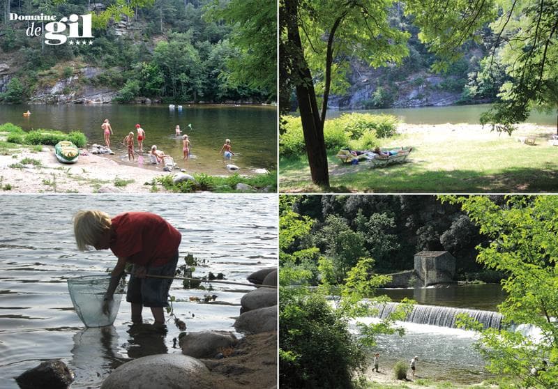 A scenery from Camping Ardèche Domaine de Gil