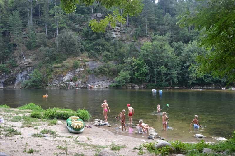 A scenery from Camping Ardèche Domaine de Gil