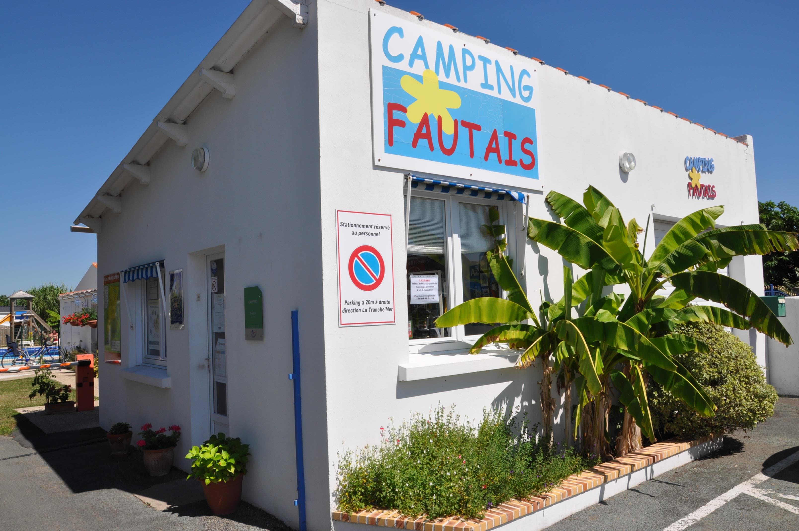 A scenery from Camping Fautais