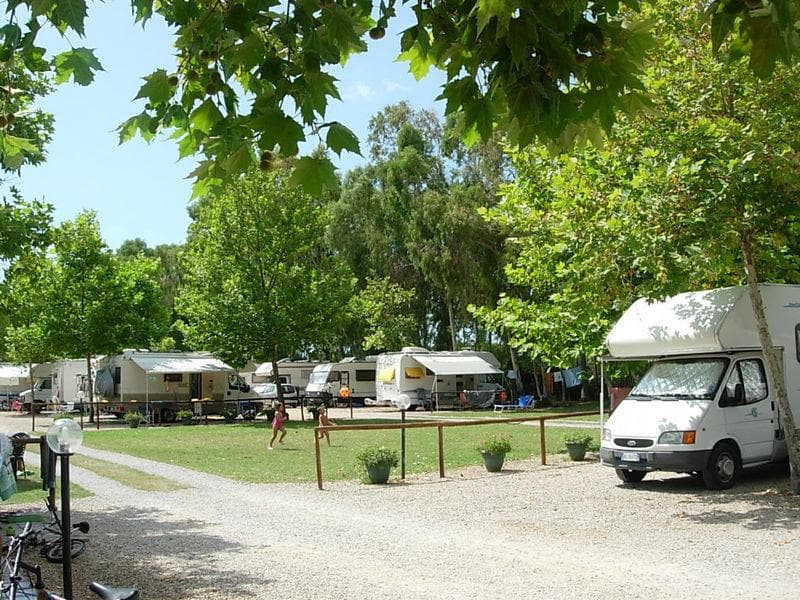 A scenery from I Platani Area Camper