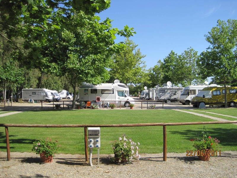 A scenery from I Platani Area Camper