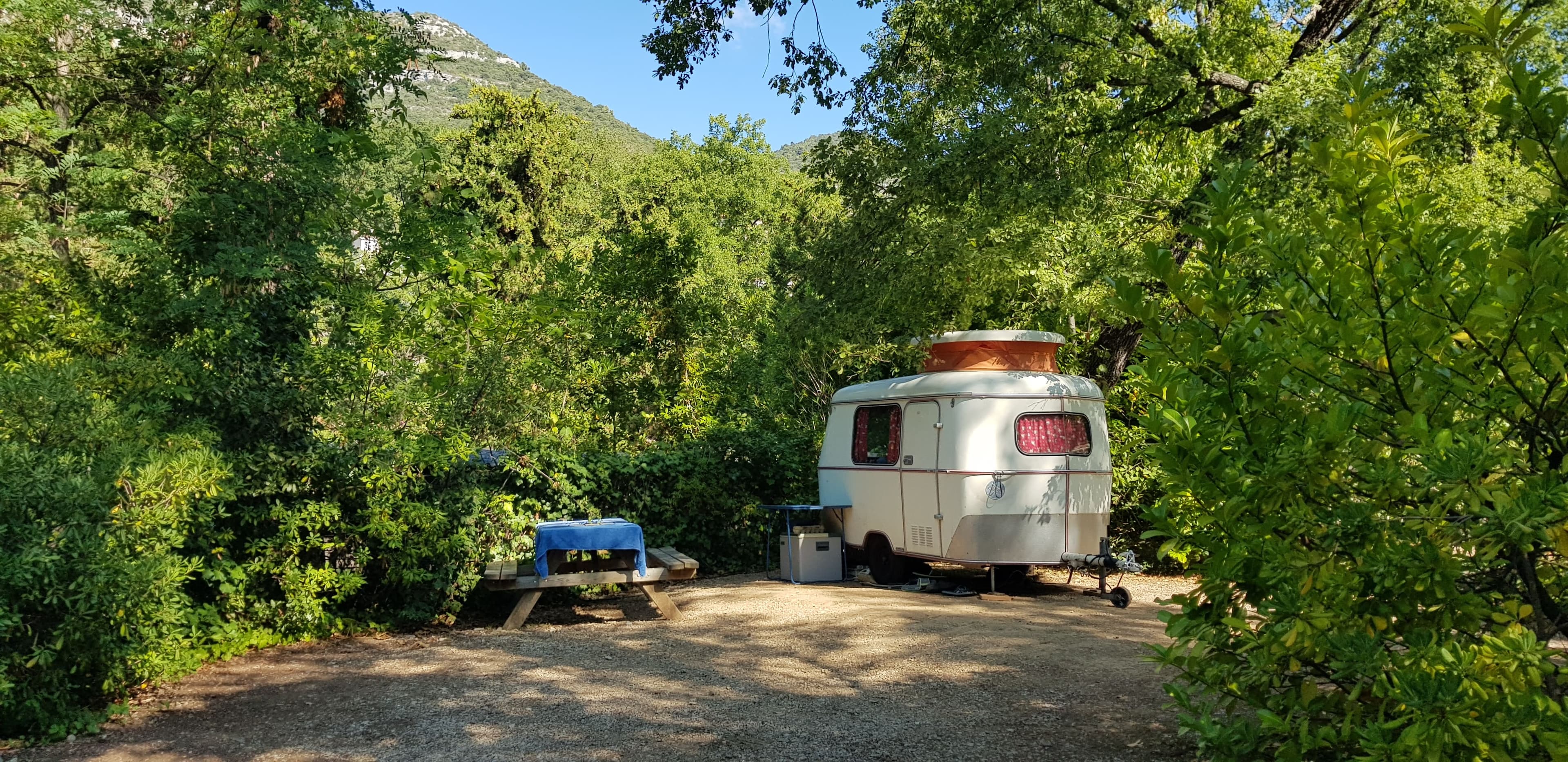 A scenery from Camping Les Cent Chênes