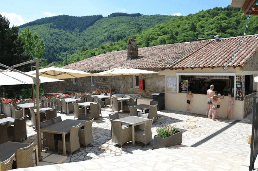 A scenery from Camping L'Ardéchois