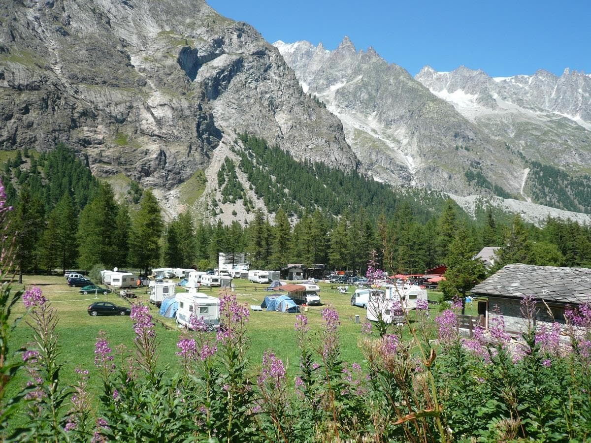 A scenery from Camping Aiguille Noire