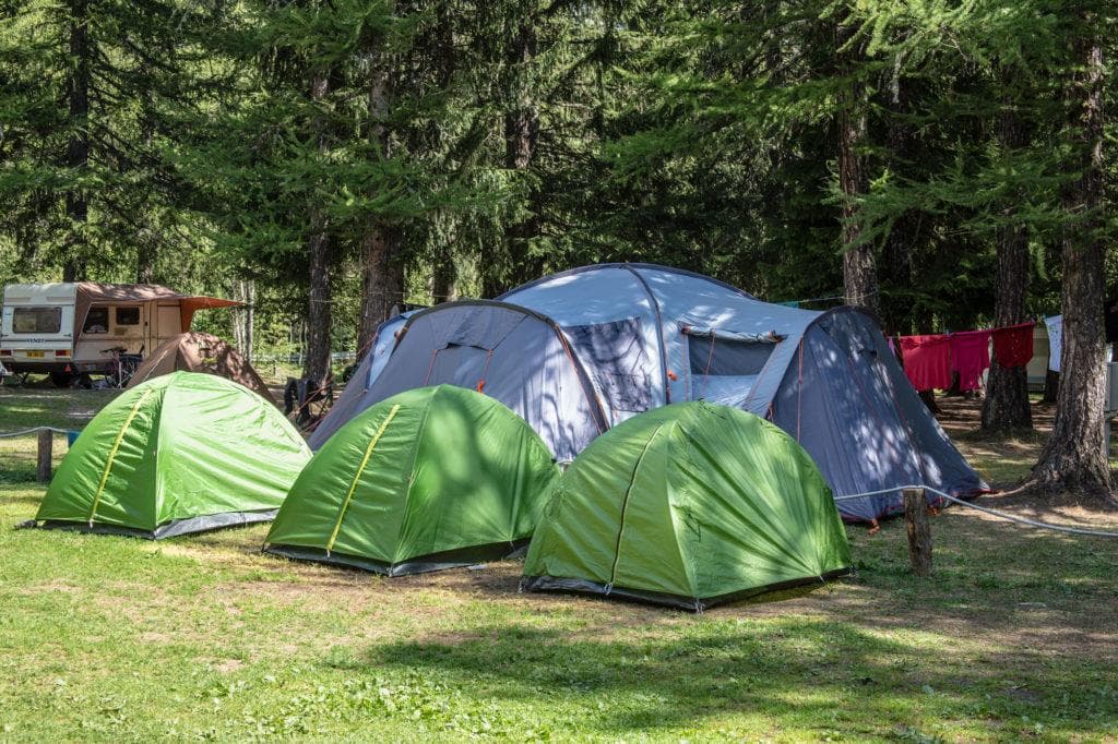 A scenery from Camping Aiguille Noire