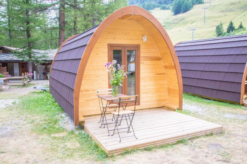 A scenery from Camping Aiguille Noire