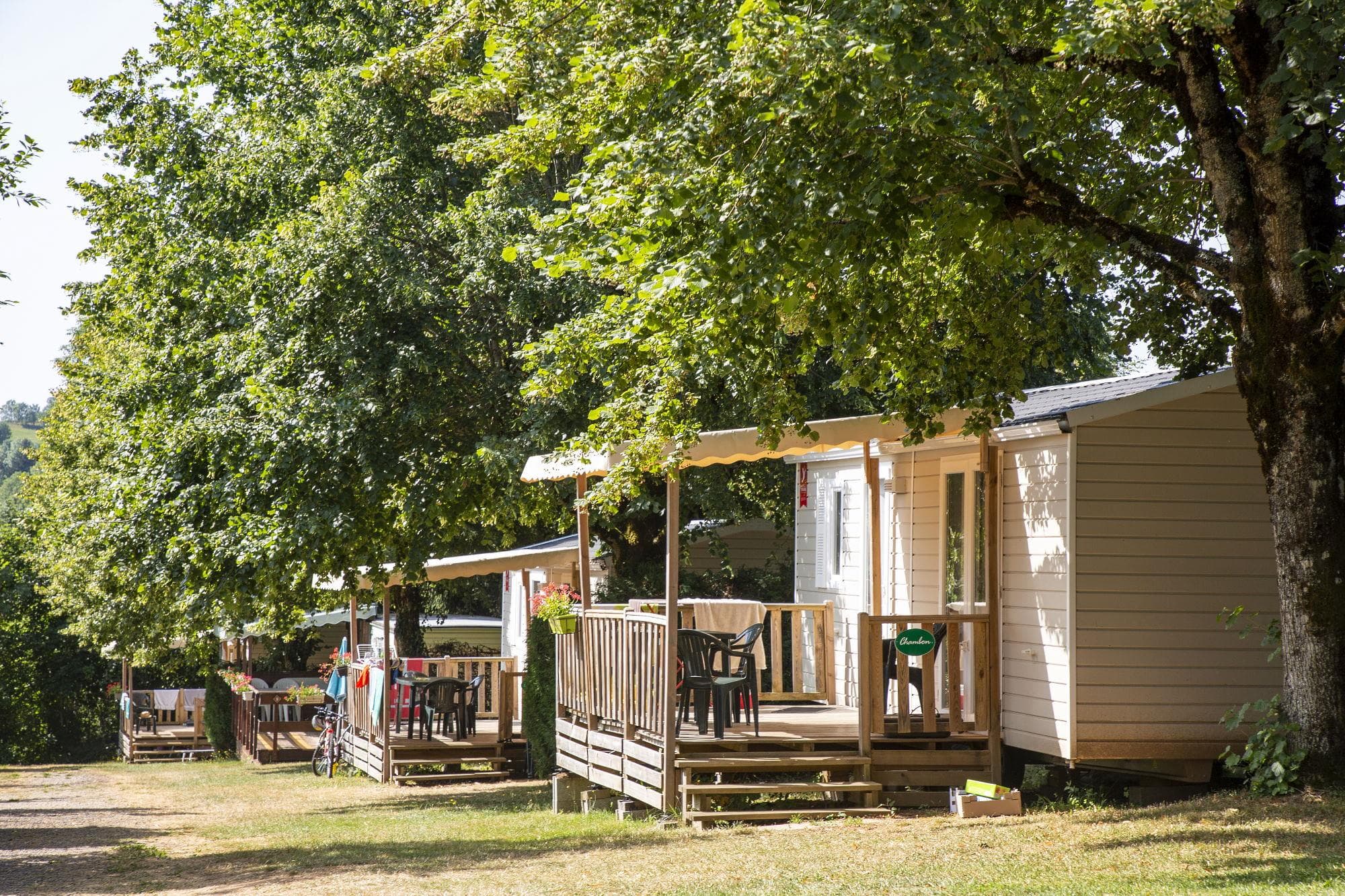 A scenery from Camping de Tauves