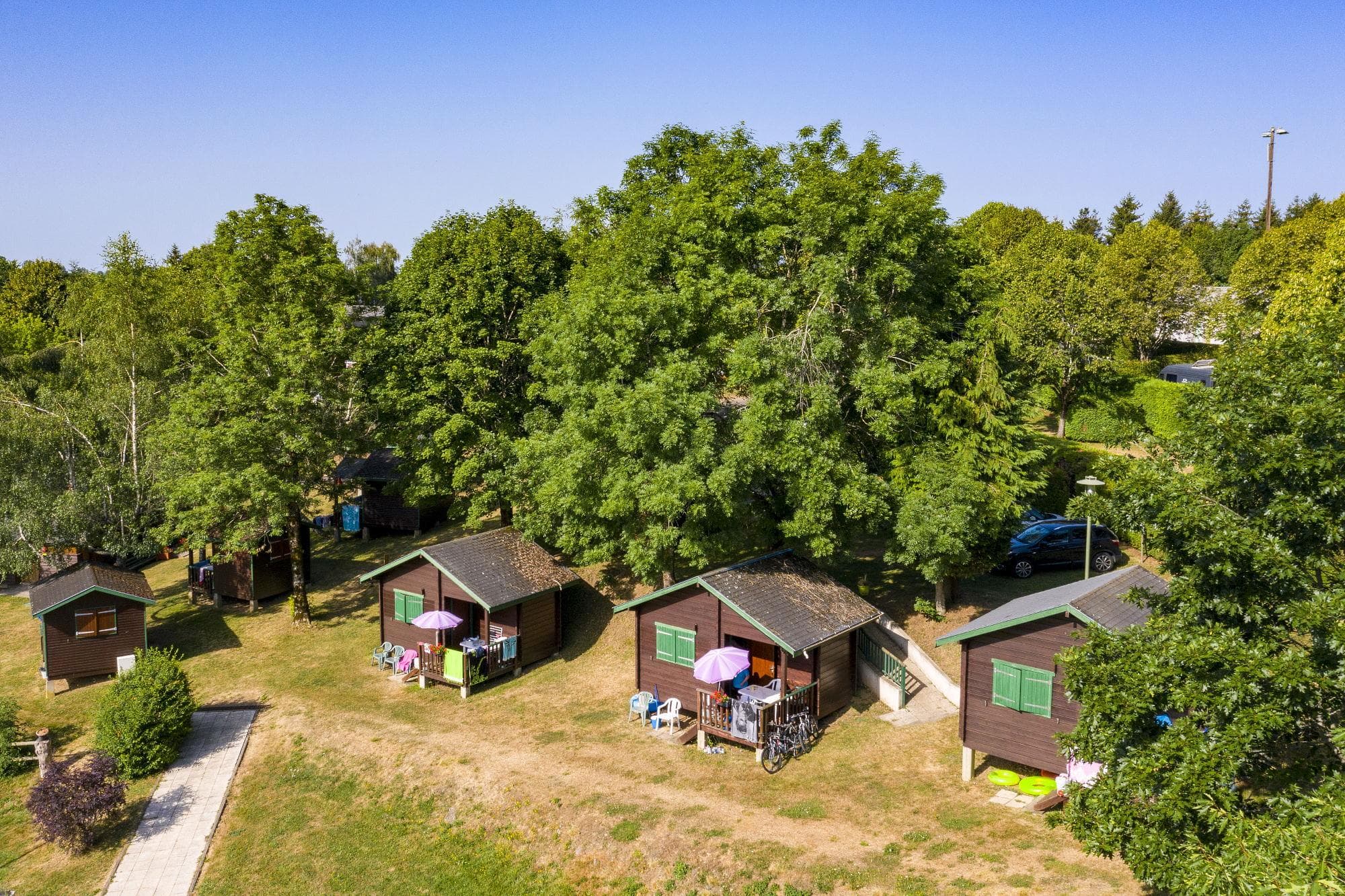 A scenery from Camping de Tauves