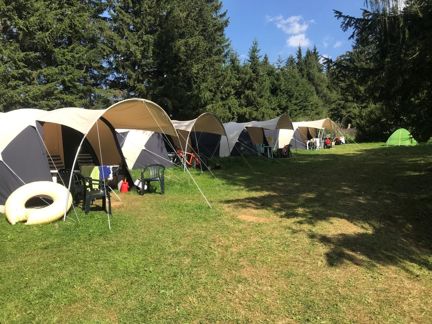 A scenery from Camping Hebalm
