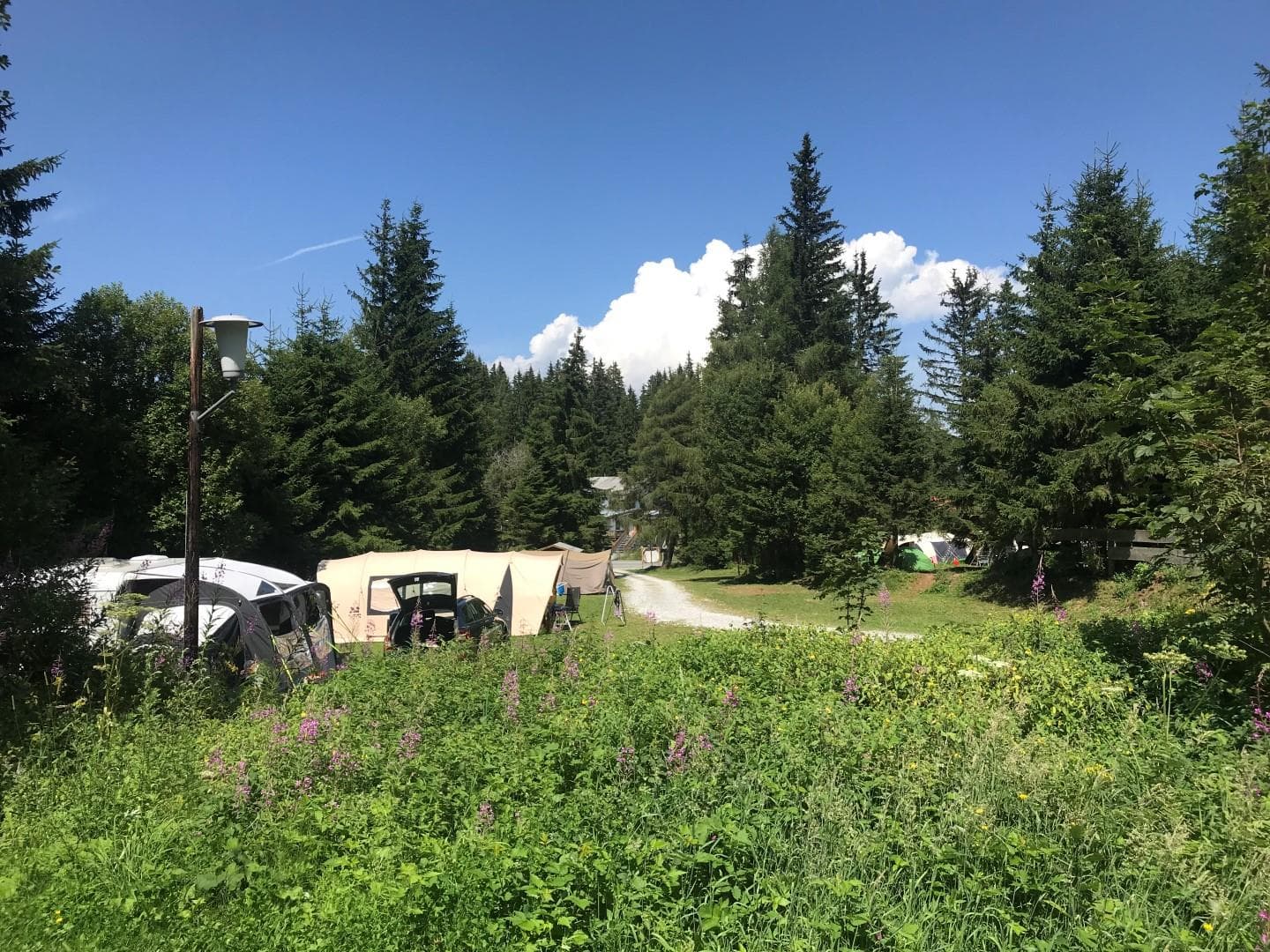 A scenery from Camping Hebalm