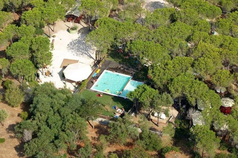 A scenery from Calapineta Villaggio Camping