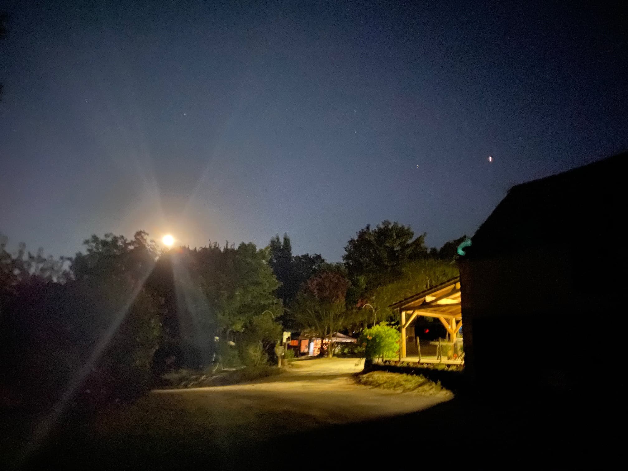A scenery from Camping La Roussie
