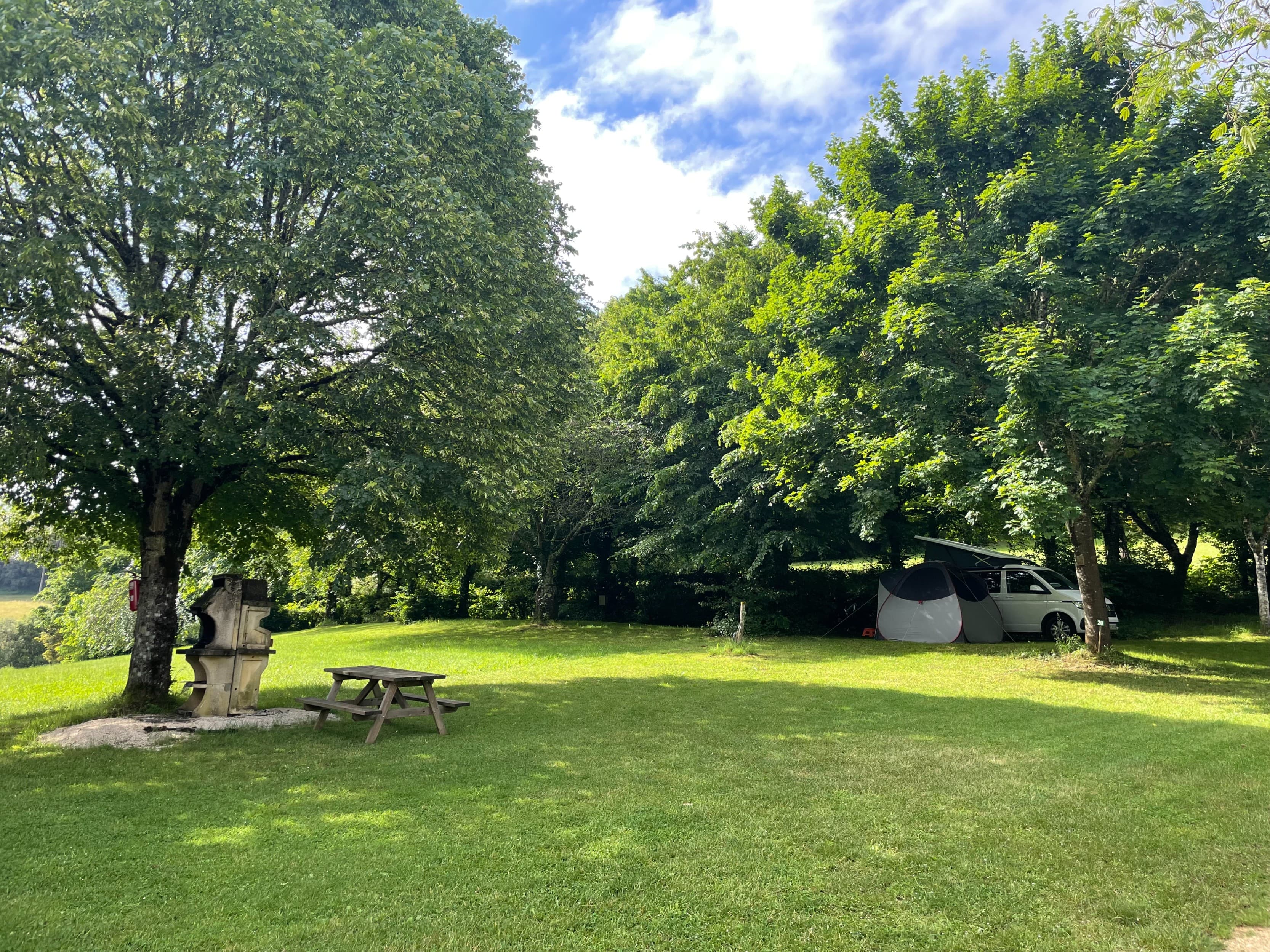 A scenery from Camping La Roussie