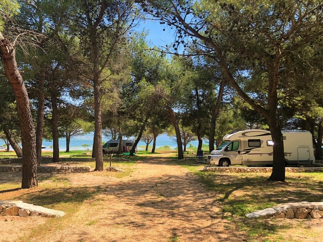 A scenery from Camping Vransko Jezero Crkvine