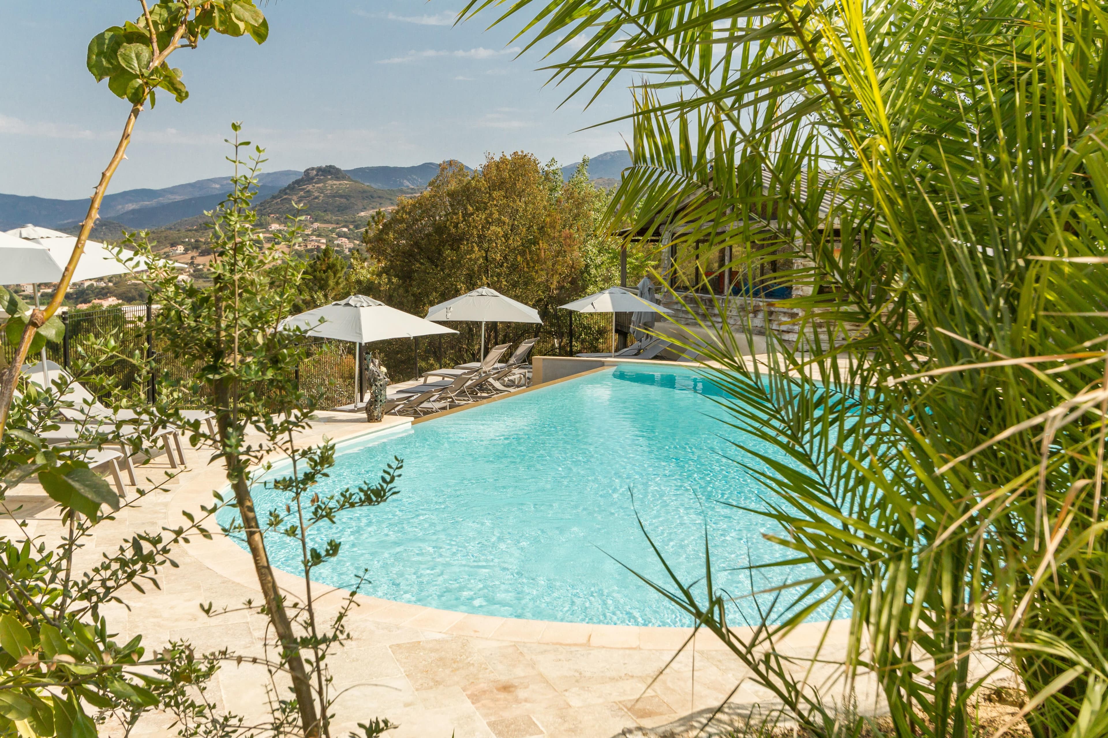 A scenery from Camping Lacasa by Corsica Paradise