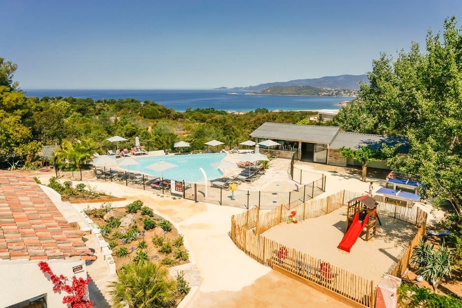 A scenery from Camping Lacasa by Corsica Paradise