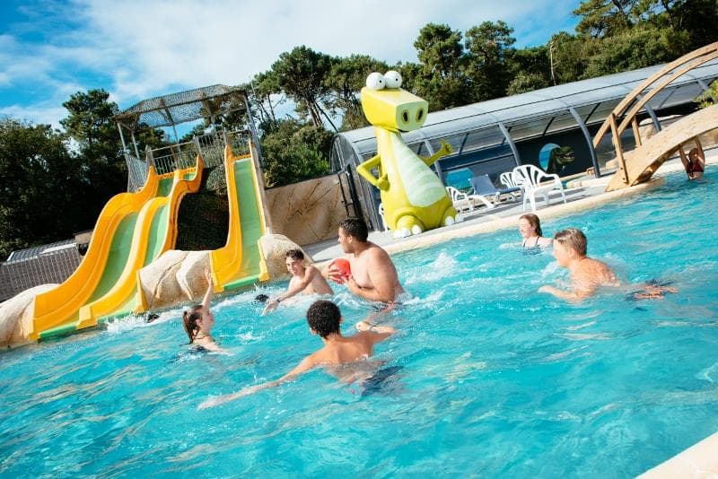 A scenery from Camping Club Les Dinosaures
