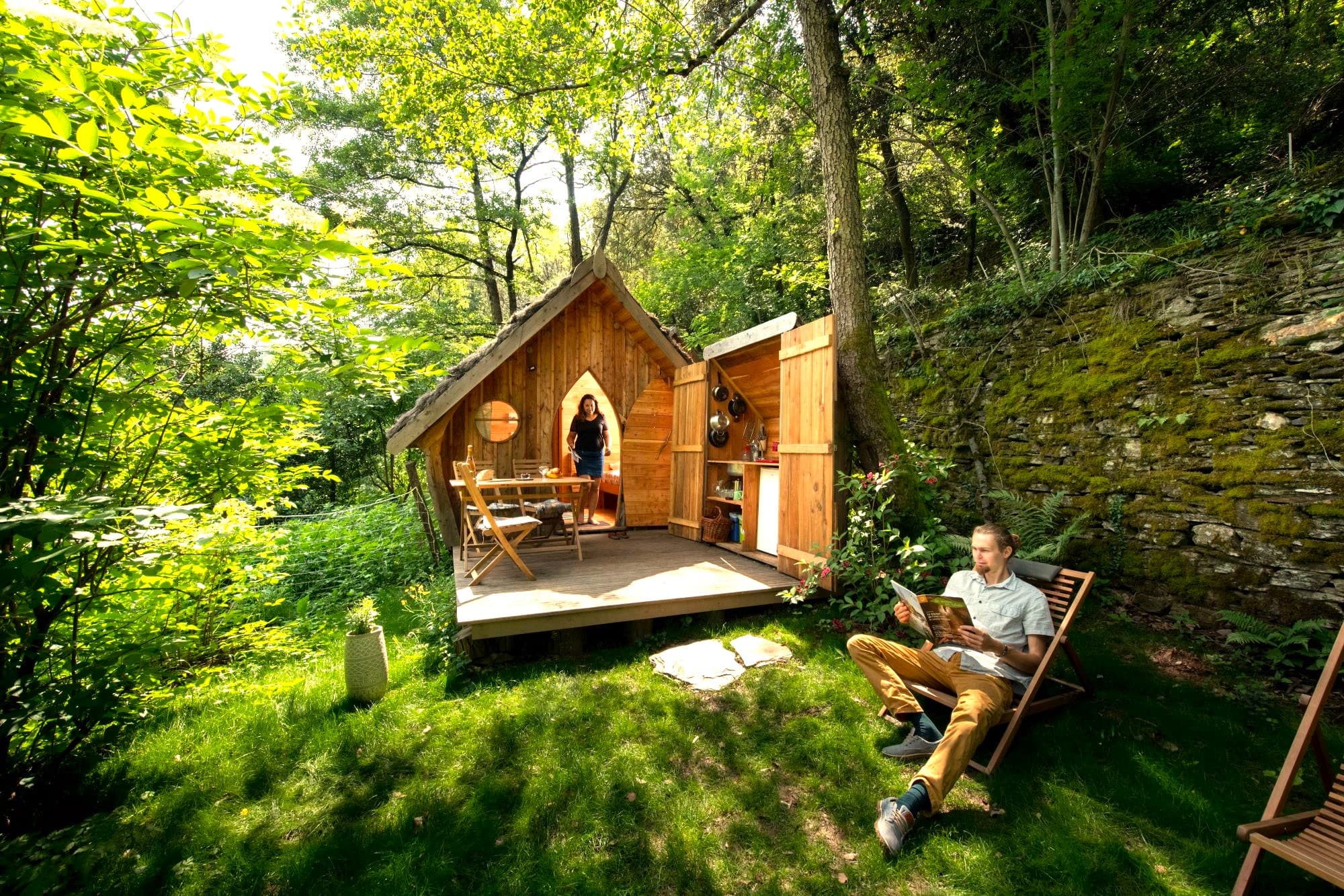 A scenery from Camping Le Moulin du Luech