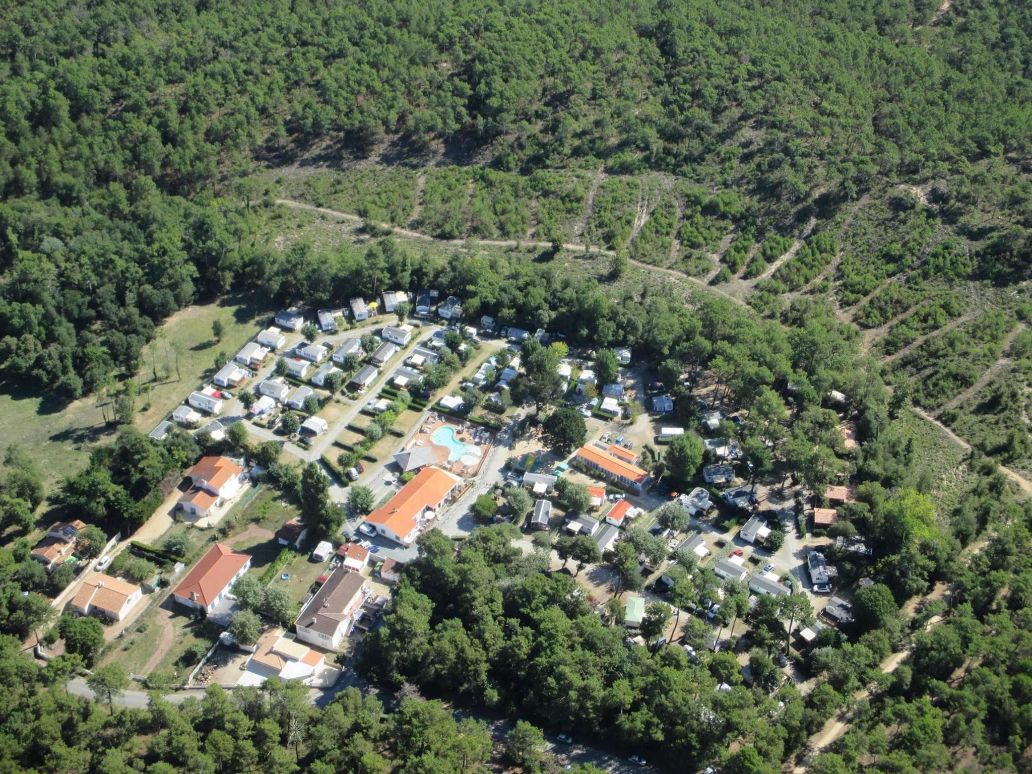A scenery from Camping de la Corsive