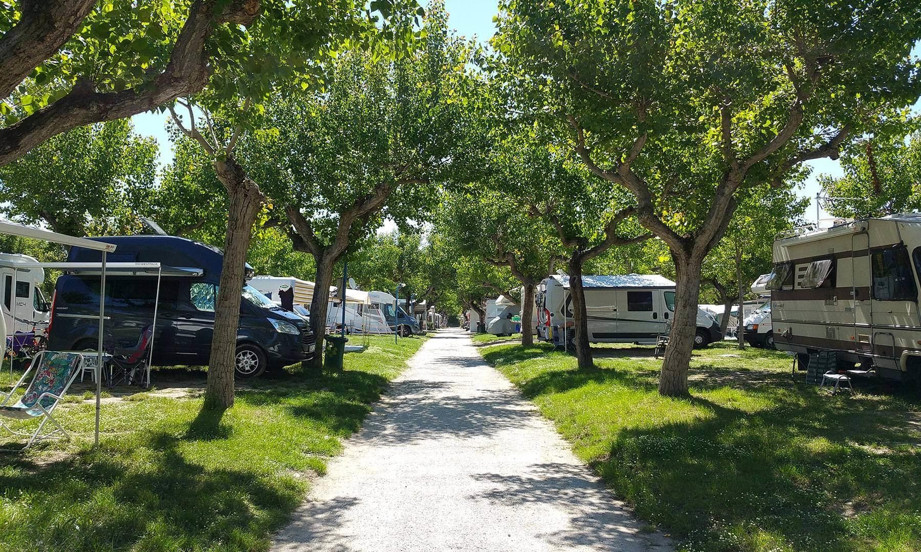 A scenery from Camping Adria