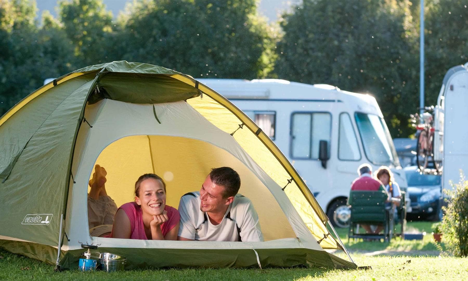 A scenery from Camping Adria
