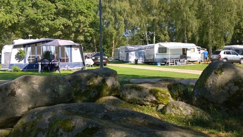 A scenery from Långasjönäs Camping & Holiday Village