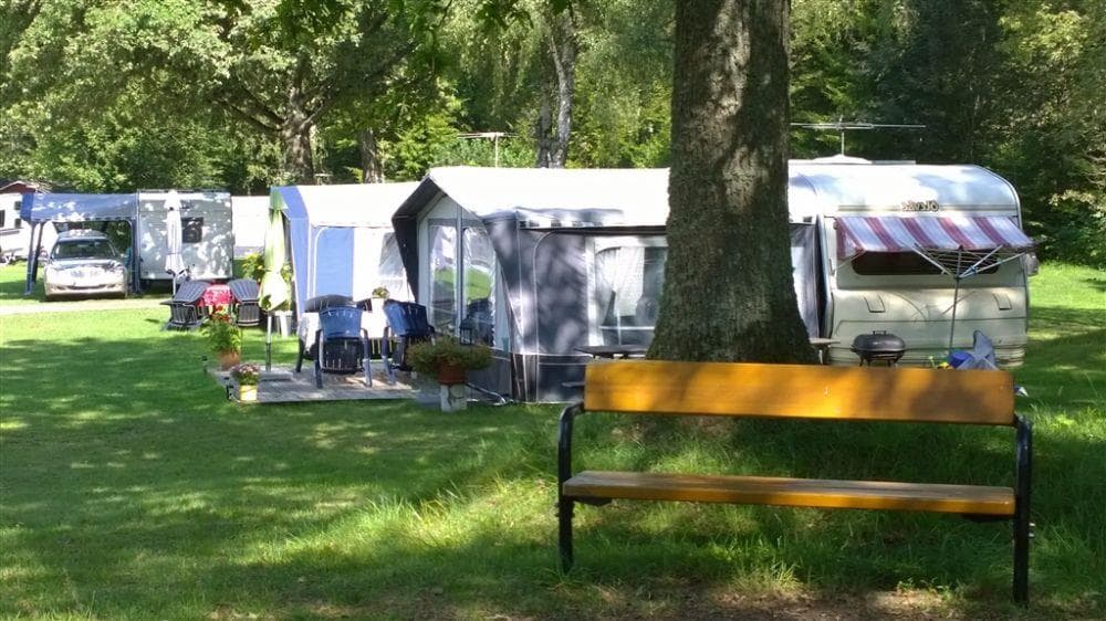 A scenery from Långasjönäs Camping & Holiday Village