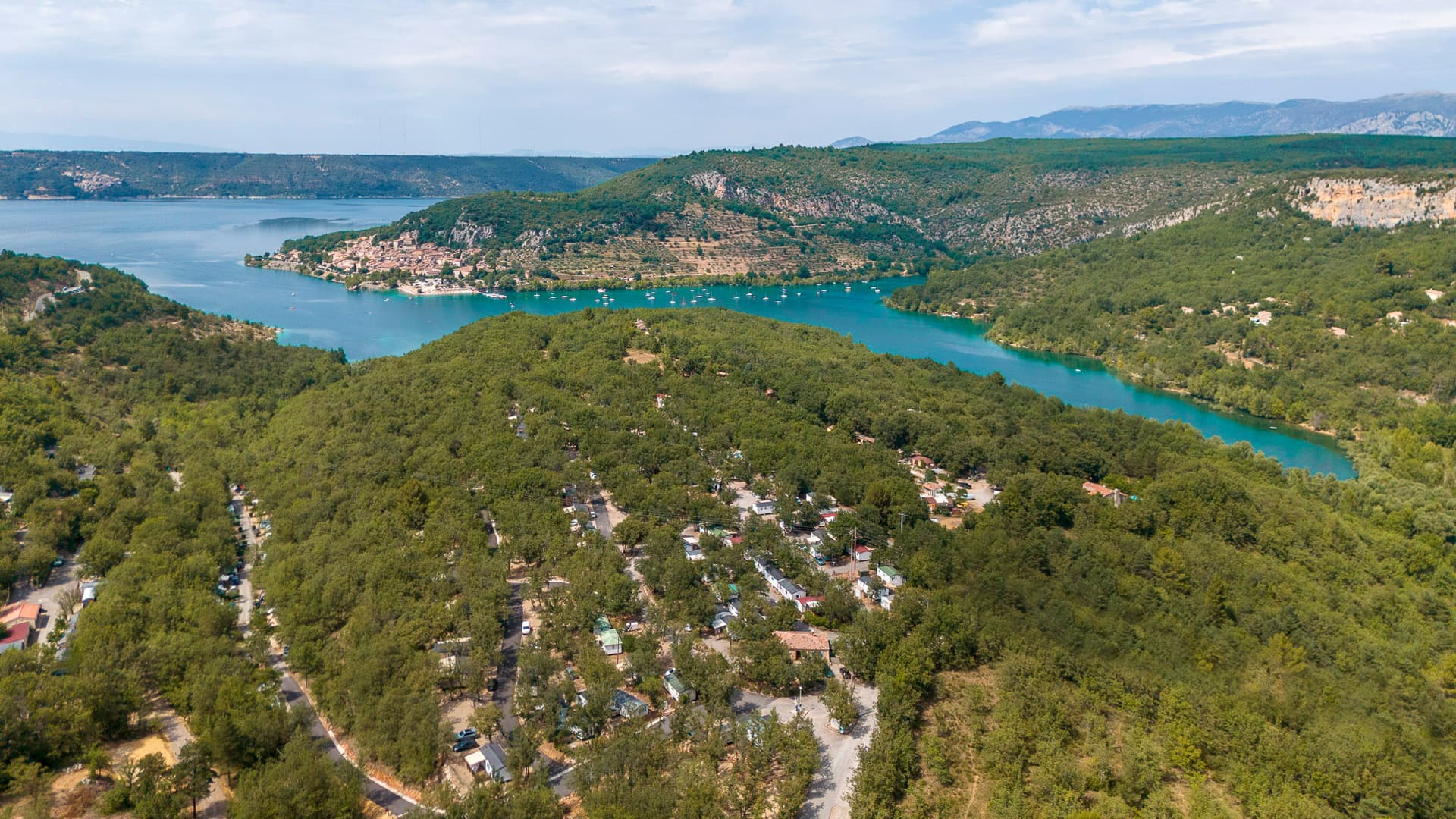 A scenery from Camping Tikayan Rives du Lac de Sainte Croix