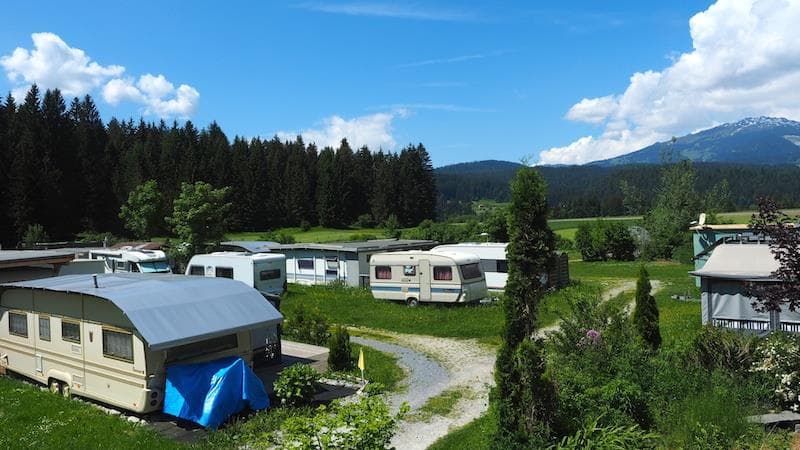 A scenery from Camping Trin